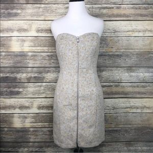 New! Silence + Noise Full Zip Body Con Dress